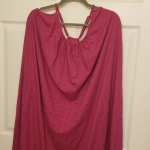 3X strappy eyelet nightgown